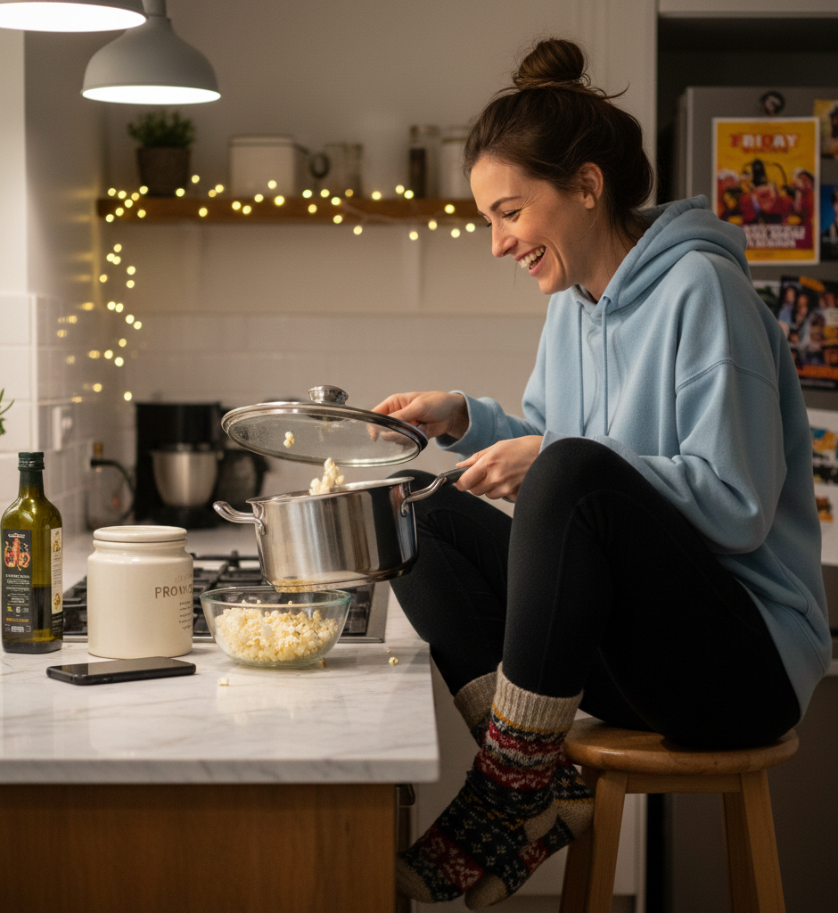  Fleece-Lined Leggings & Oversized Hoodie