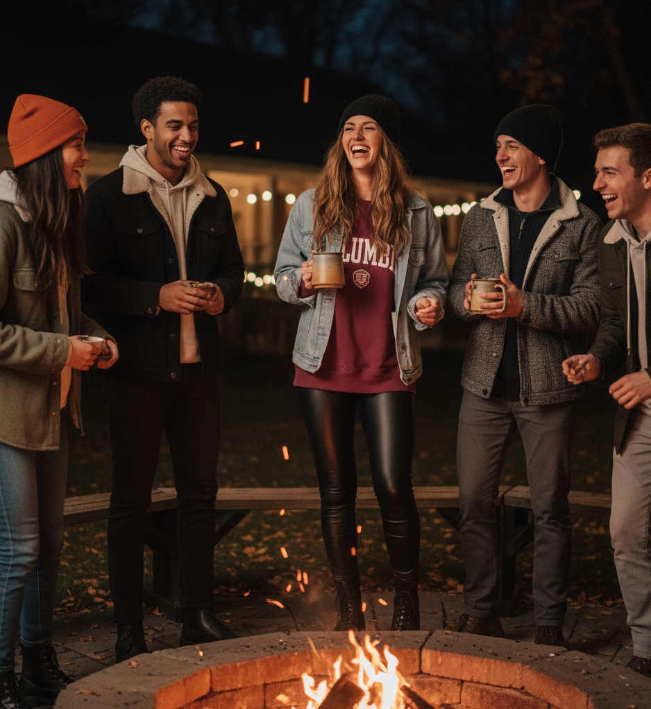  Faux Leather Leggings & Hoodie