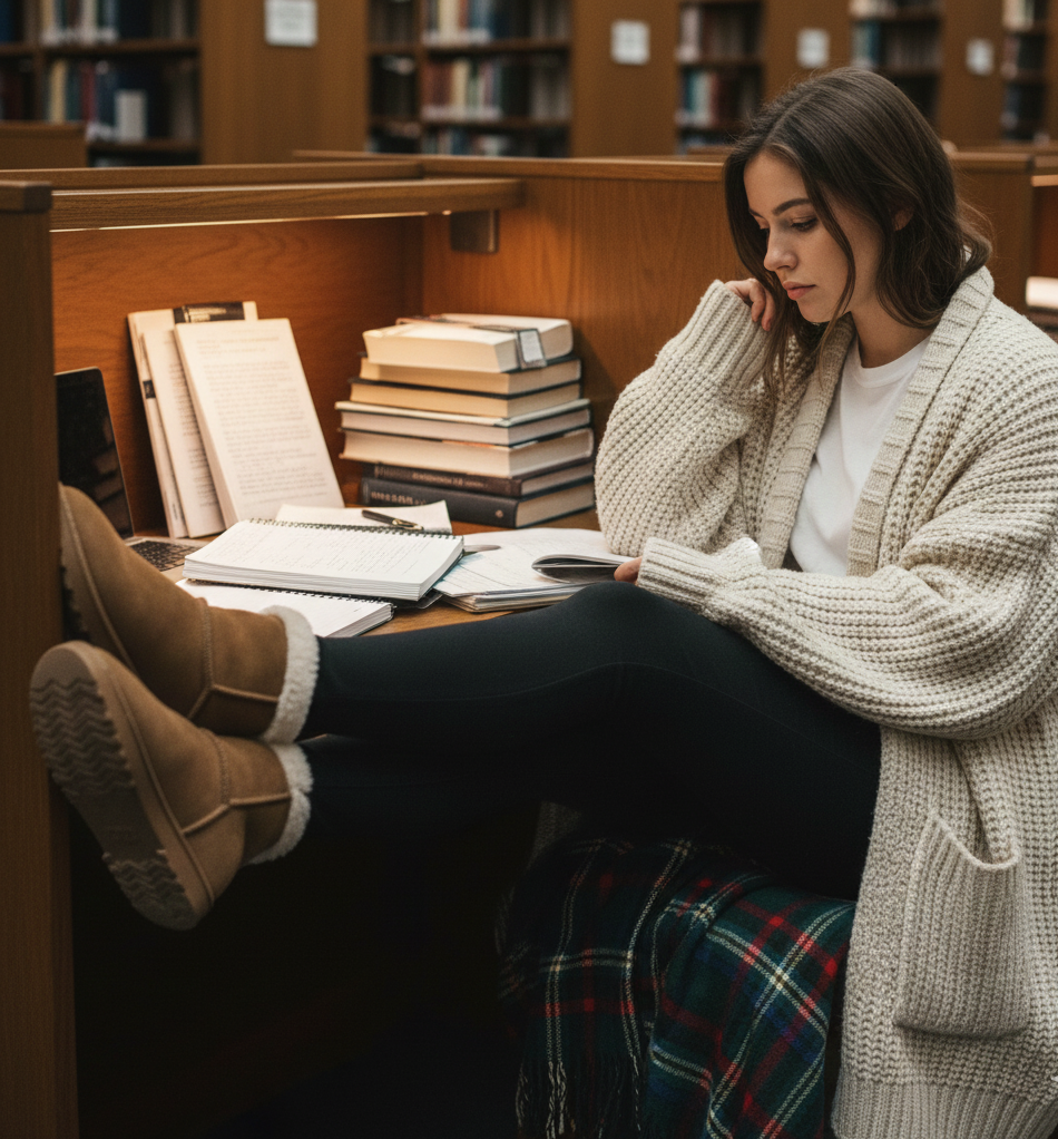 Oversized Cardigan & Leggings