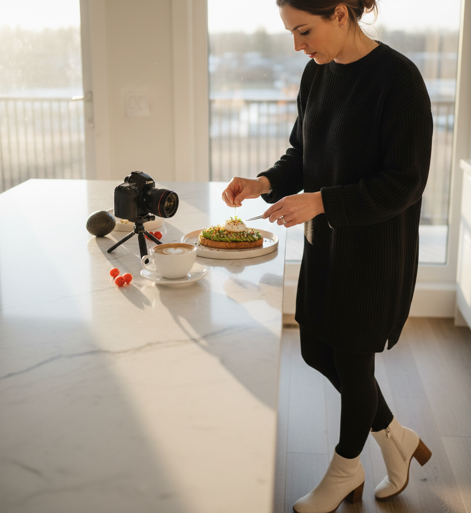 The Black Dress & White Ankle Boots