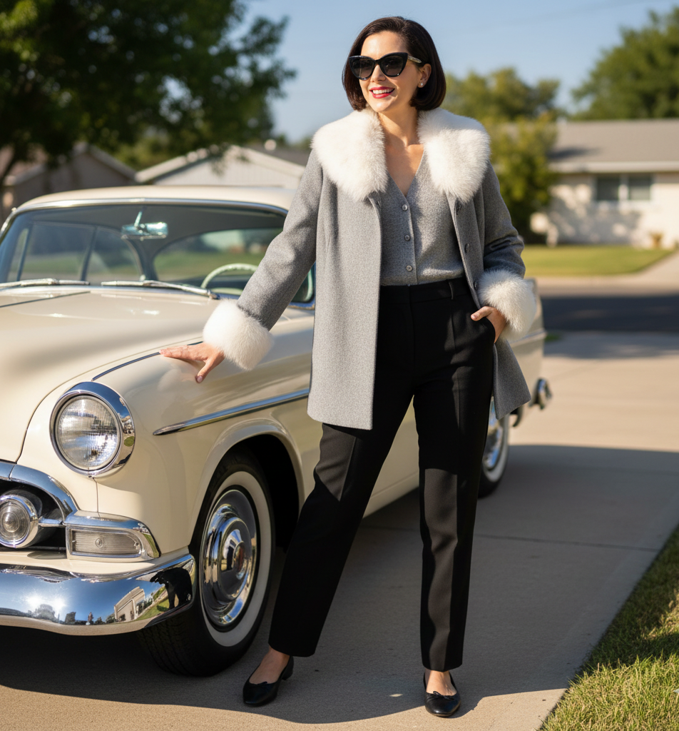 The Fur-Trimmed Car Coat