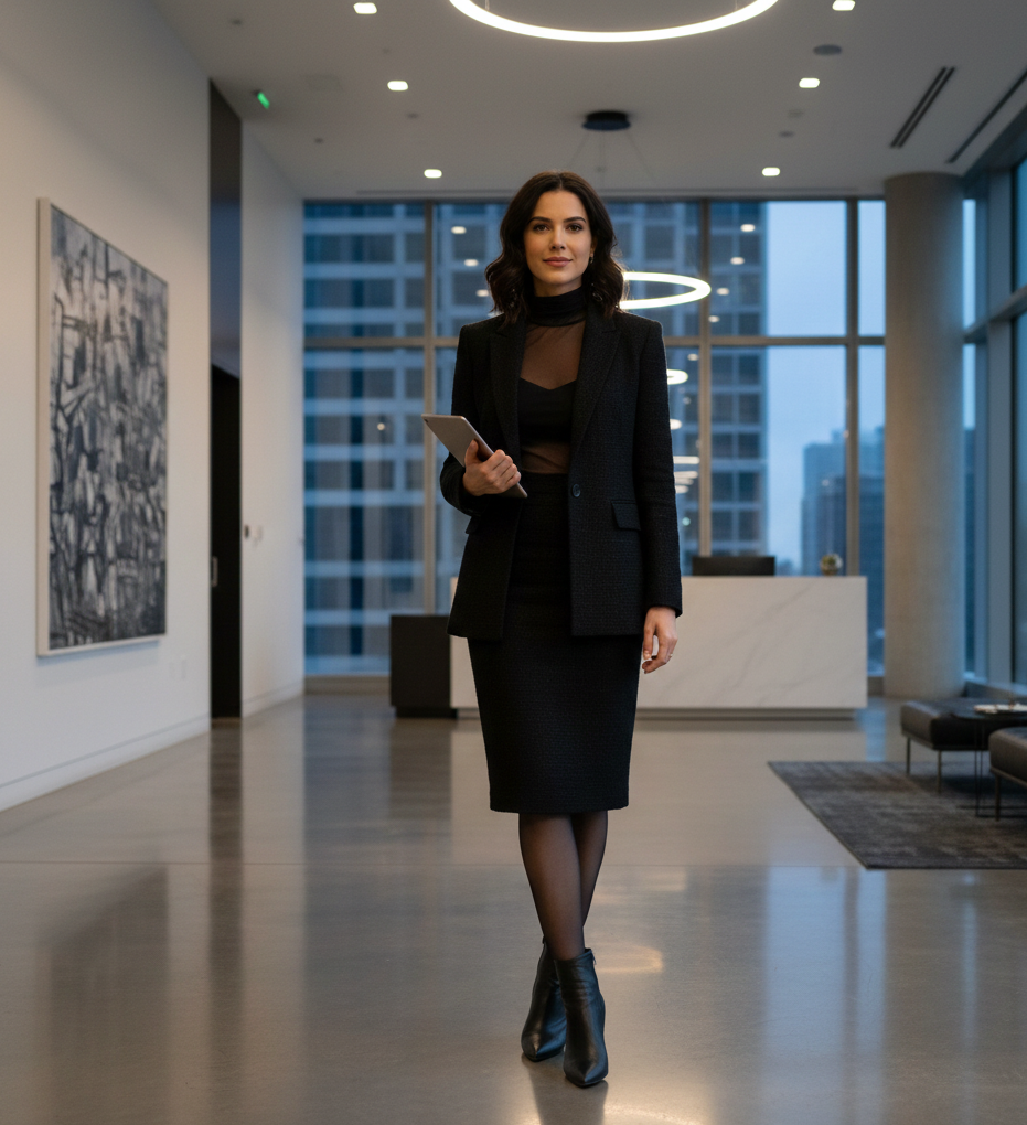 The Power Tweed Suit with a Twist