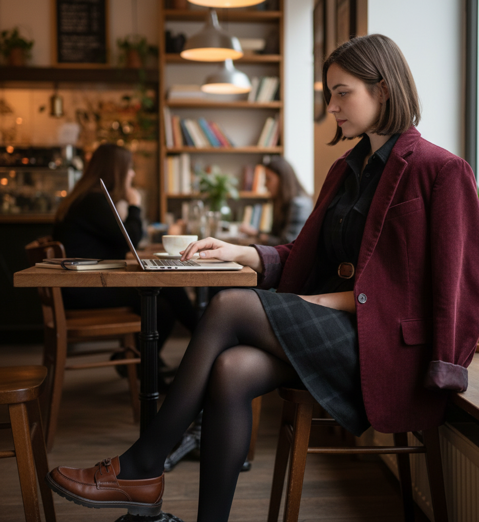  The Shirt Dress & Corduroy Blazer