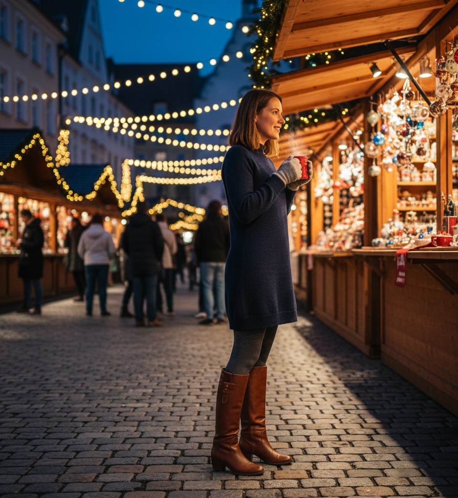 The Smart Wool Dress & Tights