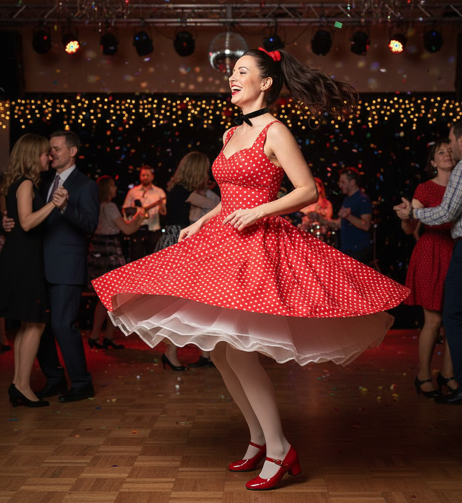 The Tea-Length Party Dress