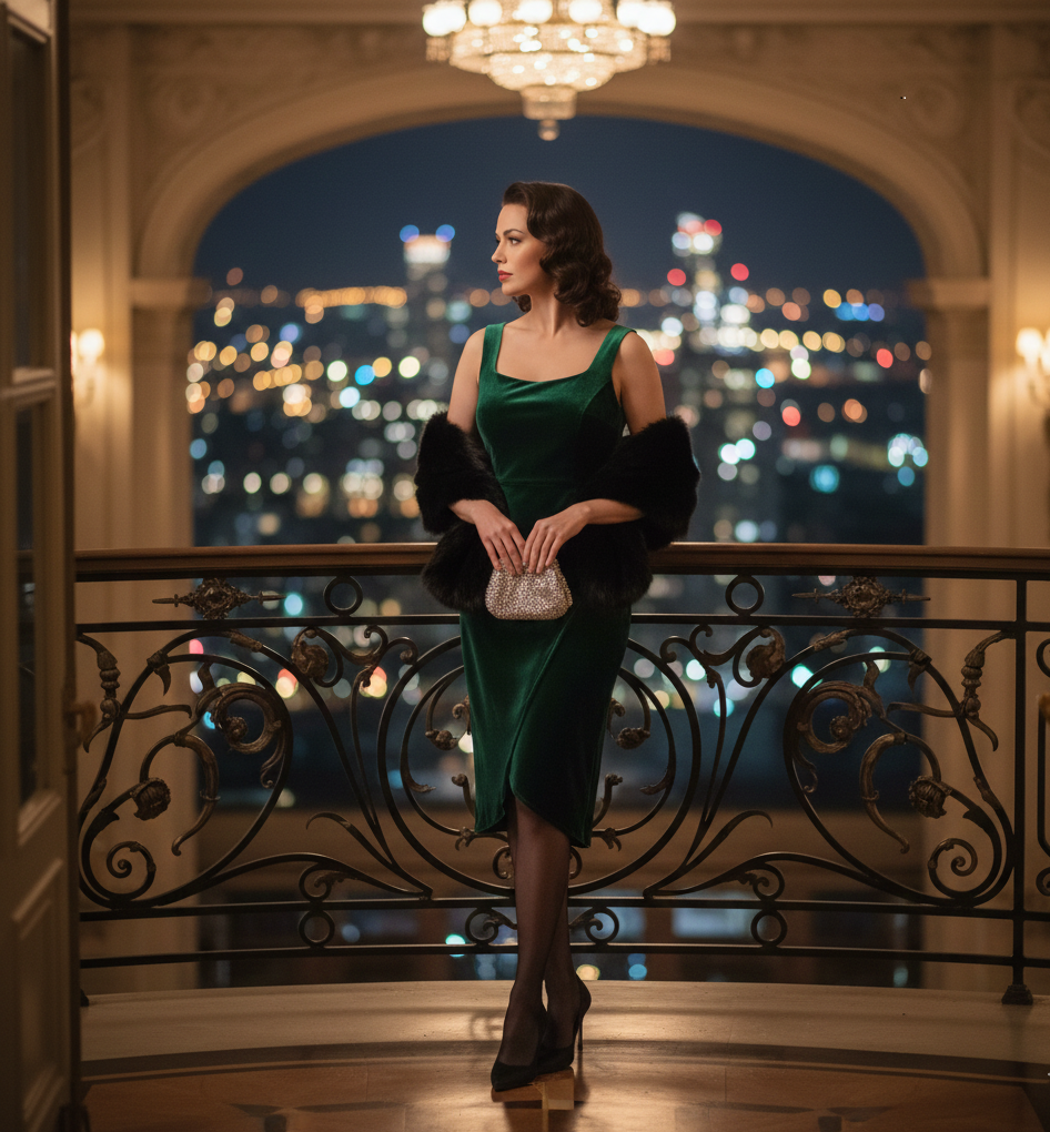 The Velvet Cocktail Dress