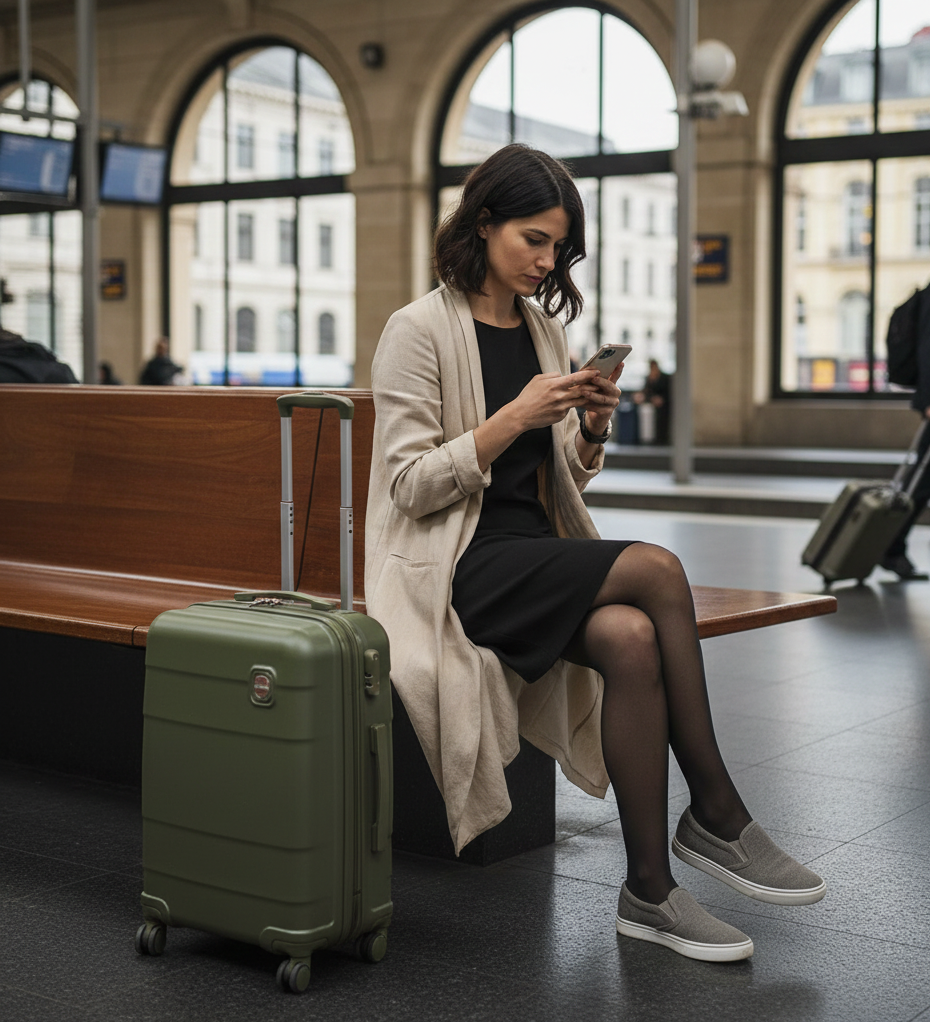 The Wrinkle Free Knit & Duster Blazer