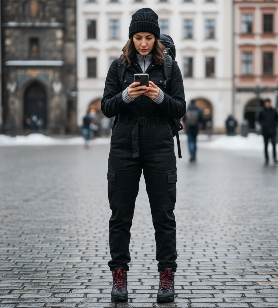  Utility Jumpsuit + Thermals + Boots