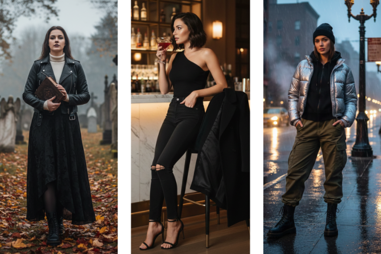 18 Edgy Looks Cropped Jackets, Faux Leather & Winter Style