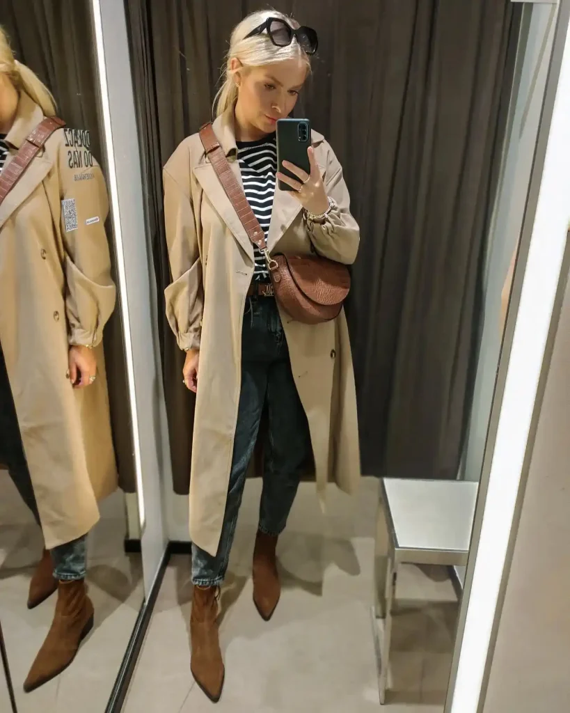 The Relaxed Oversized Blazer + Mini Skirt + White Crew Socks + Leather Loafers