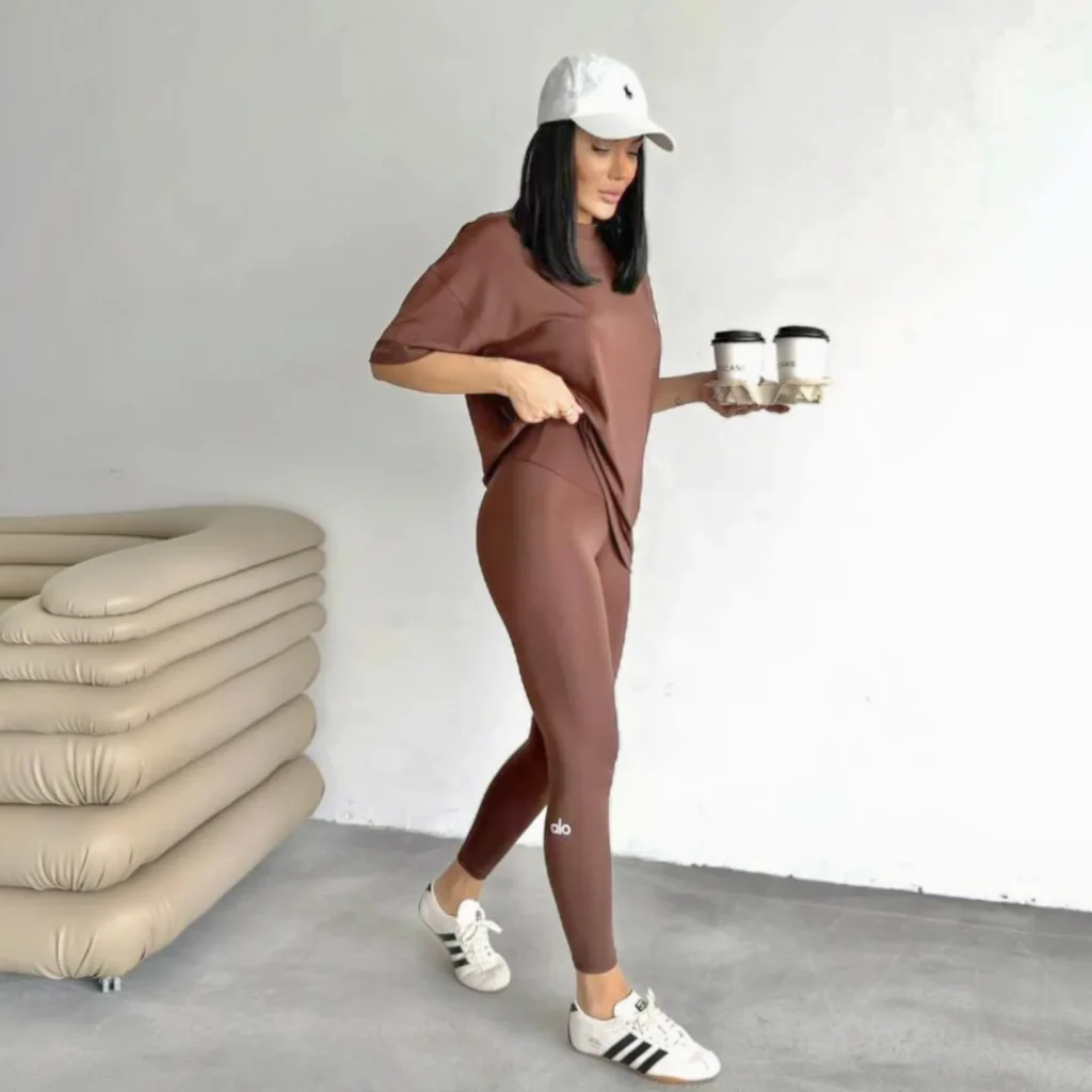 The Monochrome Tee + Leggings + Baseball Cap