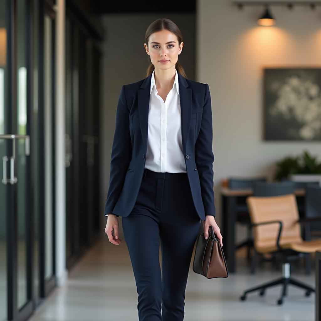 The Oversized Blazer + Mini Dress + Knee-High Boots