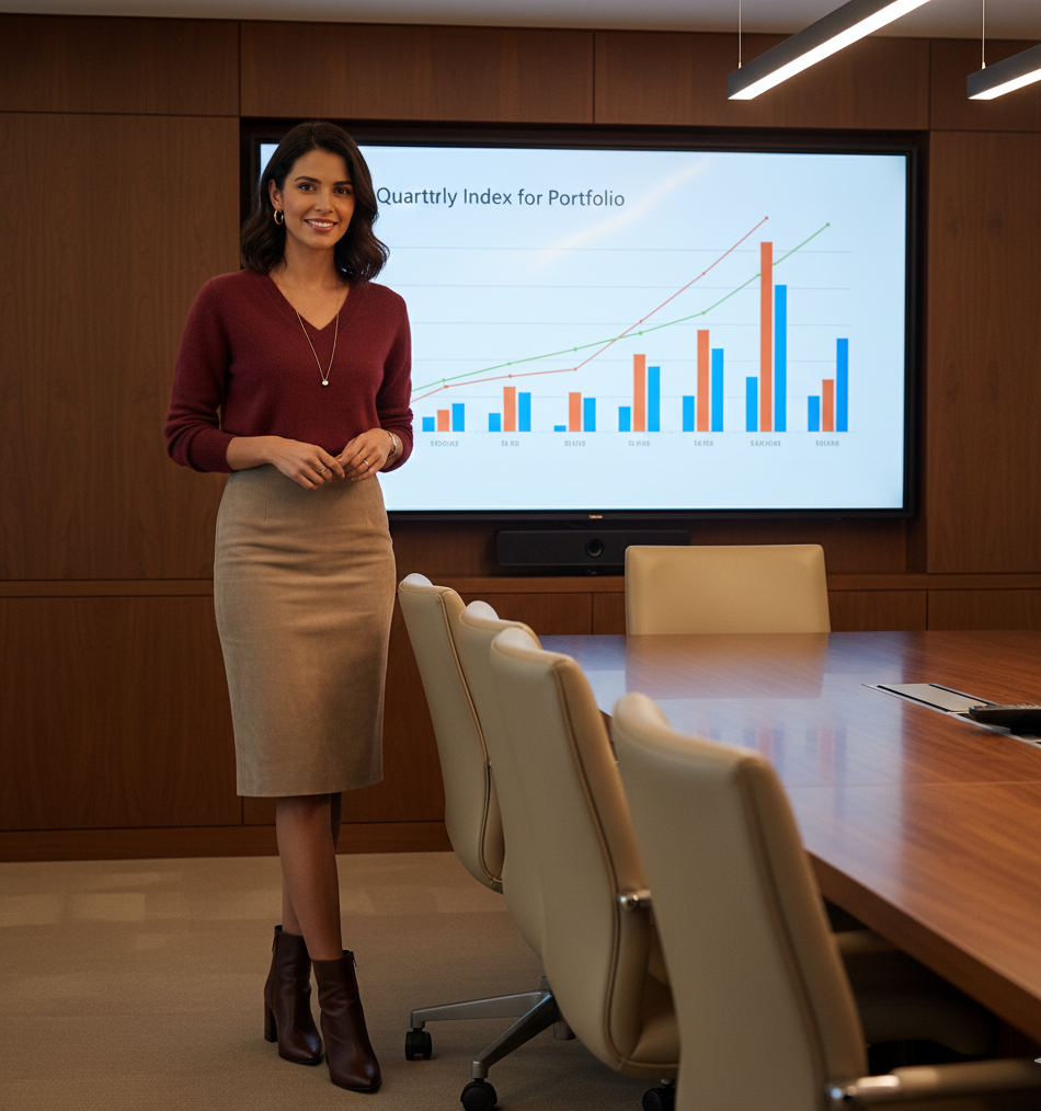 Cashmere Sweater + Pencil Skirt Combo