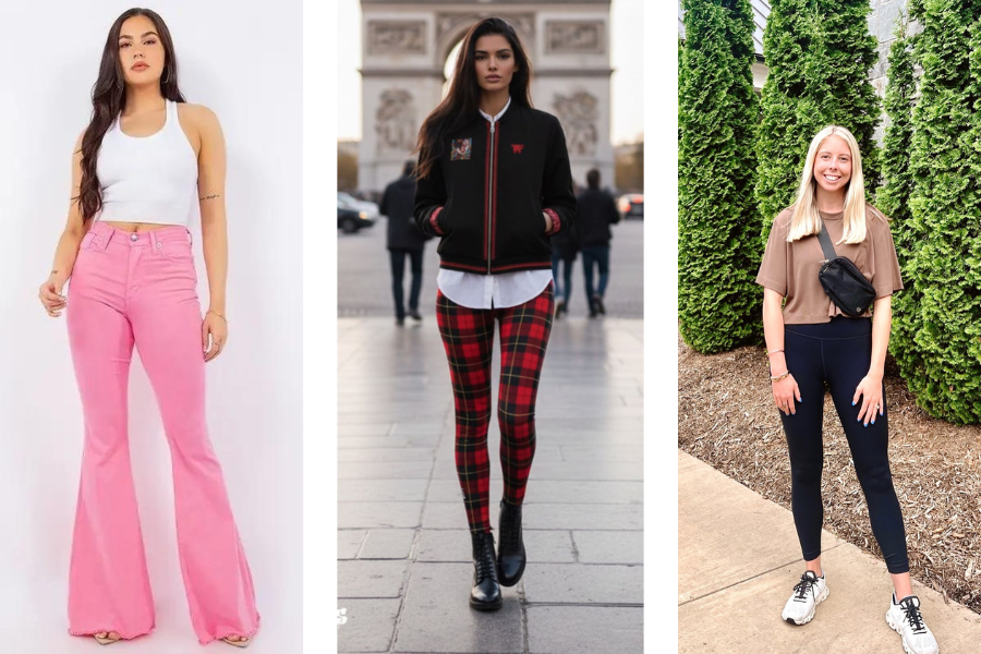 Chic Casual Spring Outfits with Flare Leggings: 20 Looks