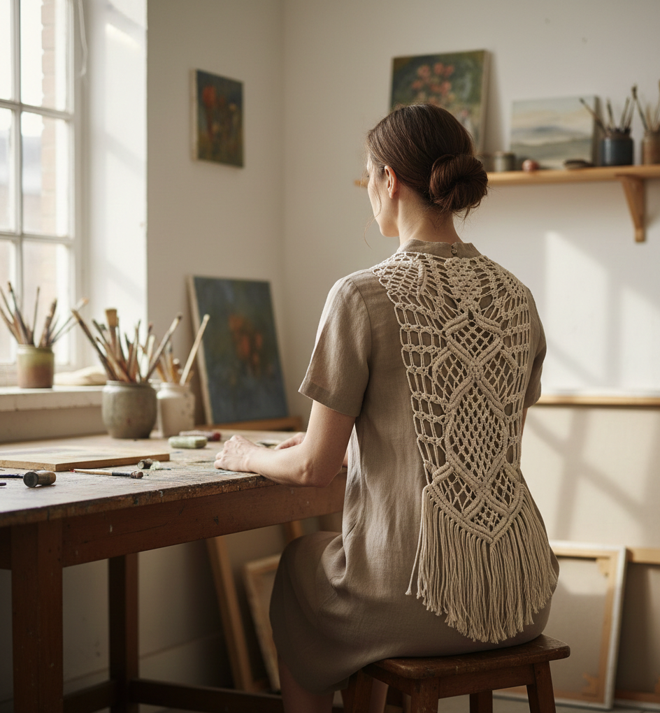 Macramé and Lace Insets