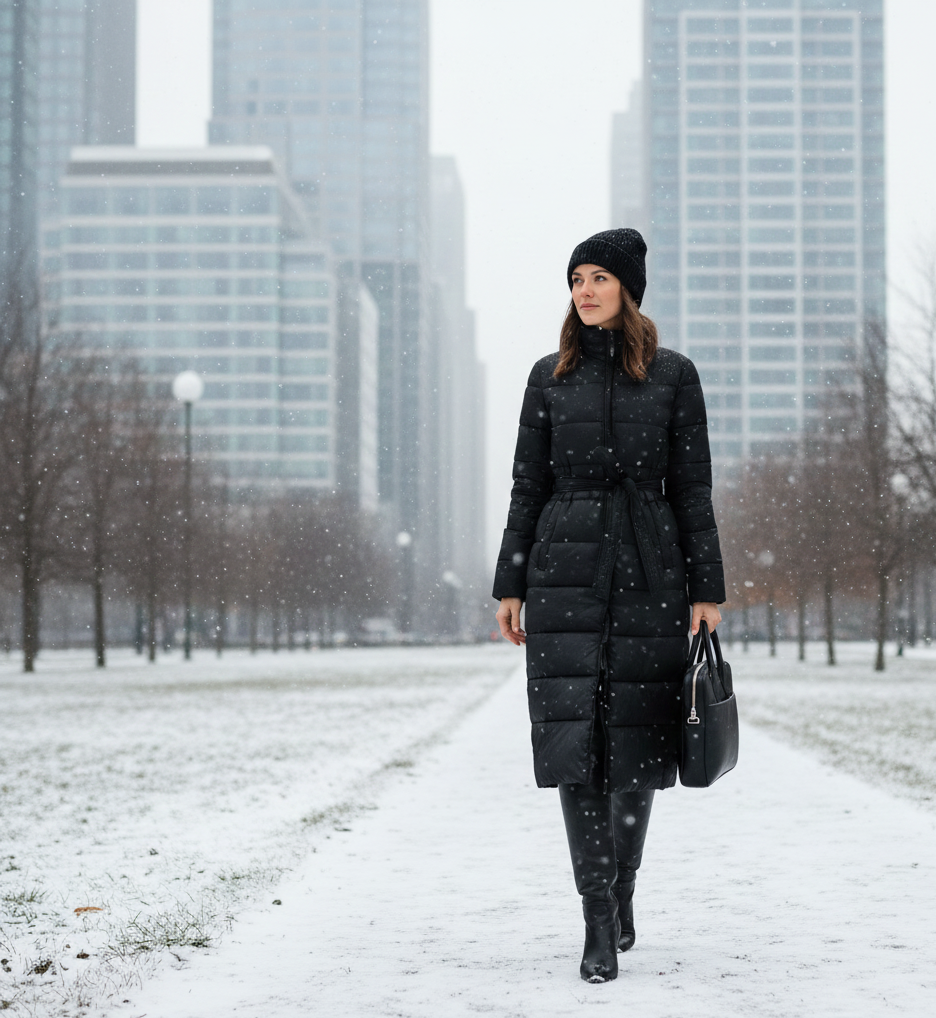 The Sleek Long Puffer (Professional Edition)
