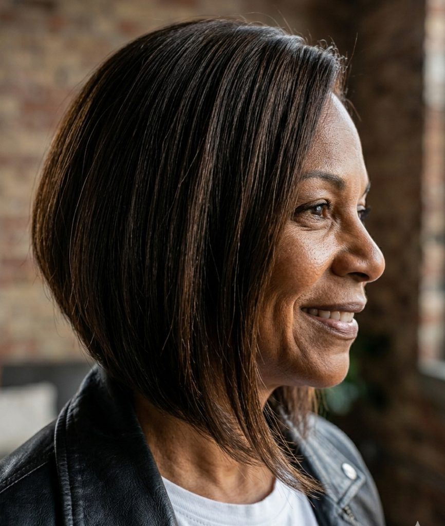 Blunt Bob with Bangs