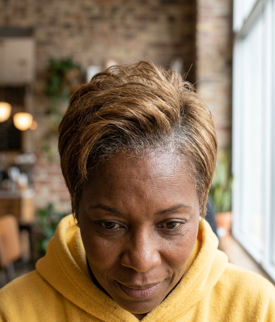 Bob with Soft Layers and Curtain Bangs