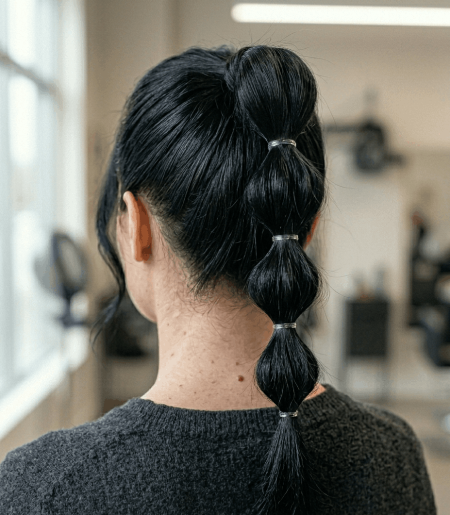 Bubble Ponytail