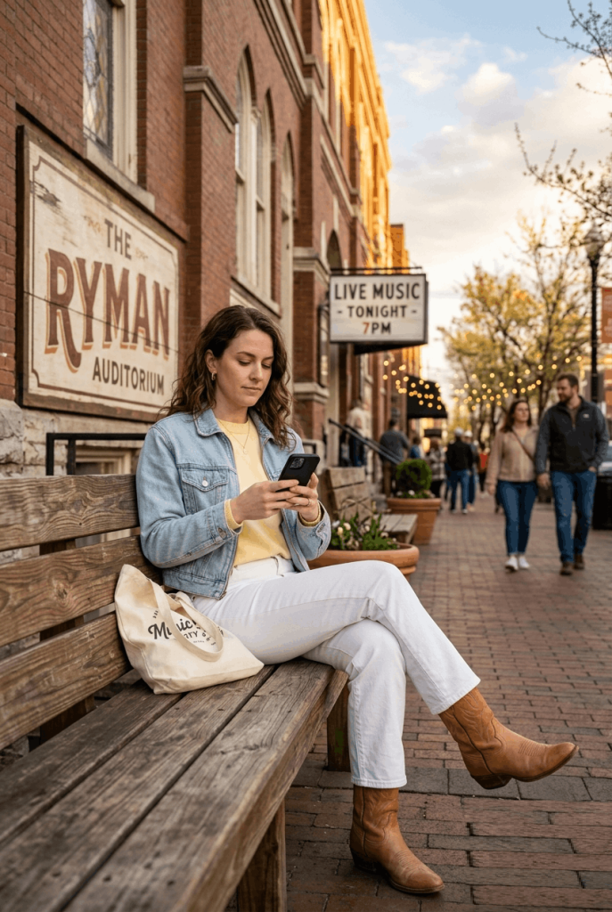 Butter Yellow Sweater + White Jeans + Tan Boots