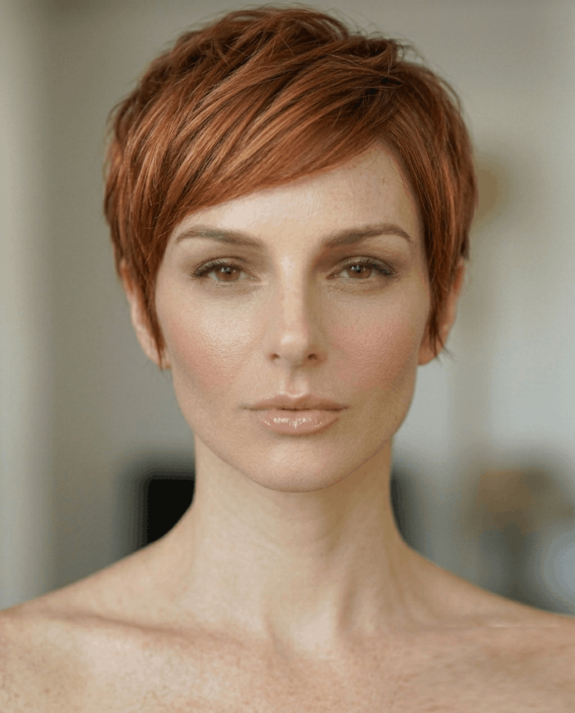 Copper Pixie Cut
