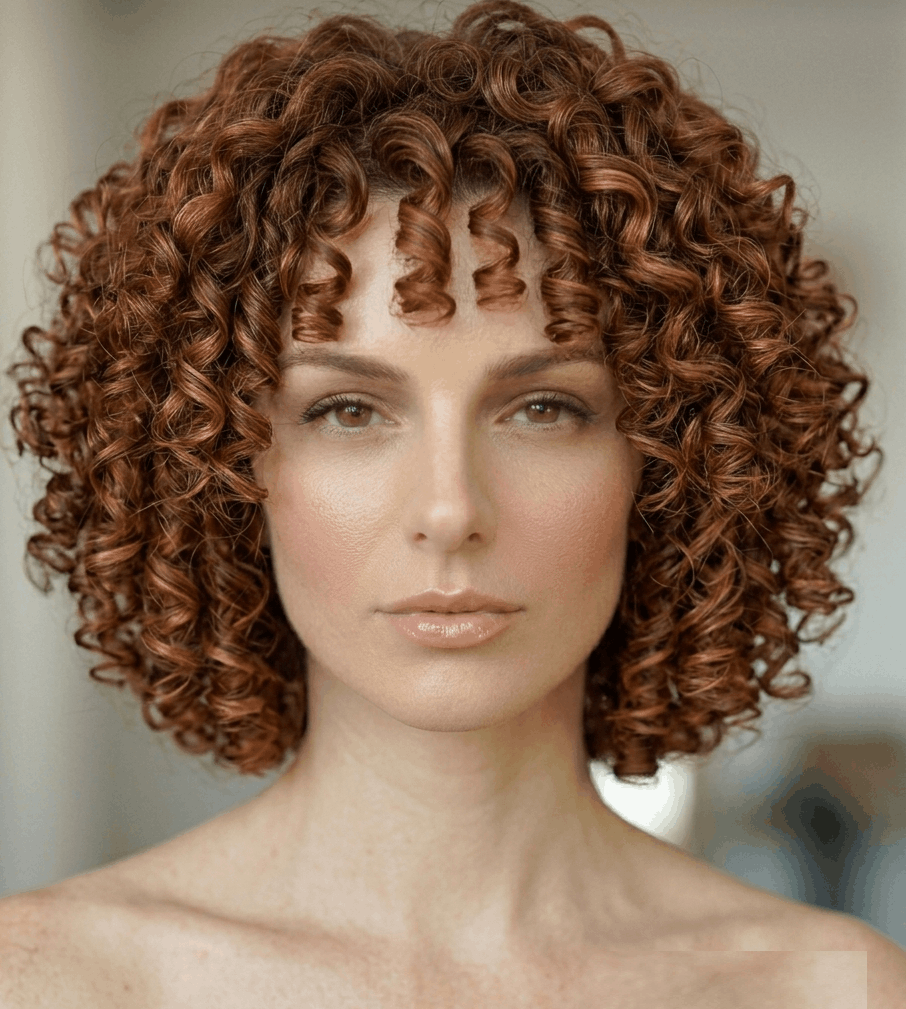  Copper on Curly Hair Type 4