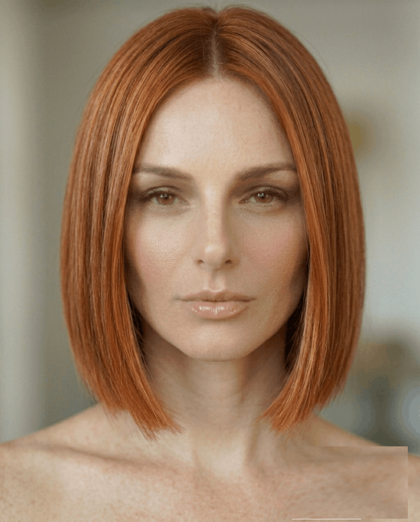 Copper with Caramel Highlights