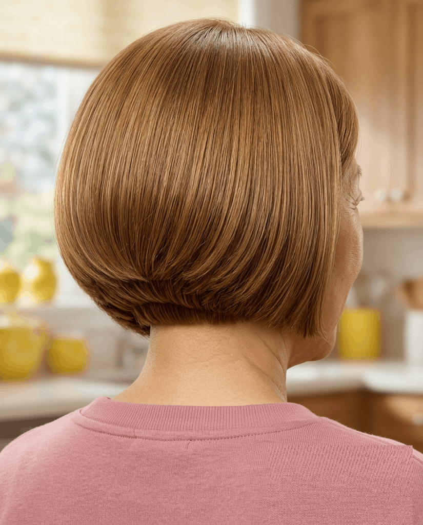 Curly Bob with Side Part