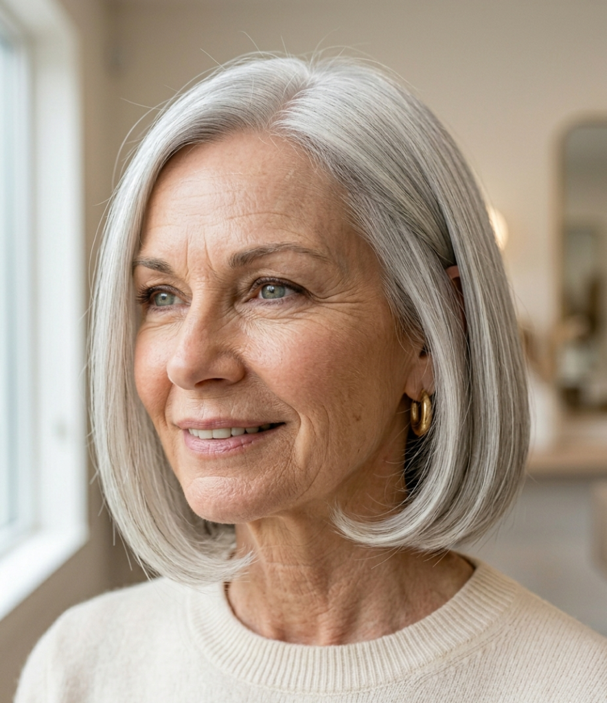 Curly Bob with Volume