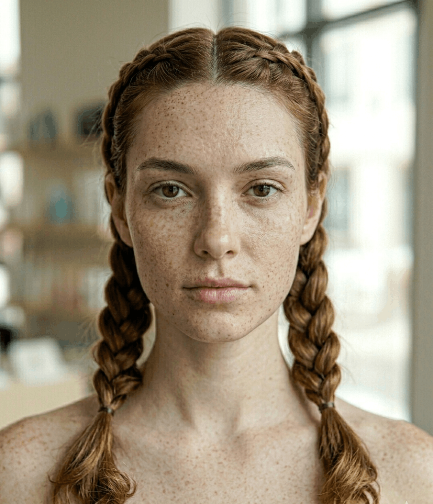 Dutch Braided Pigtails