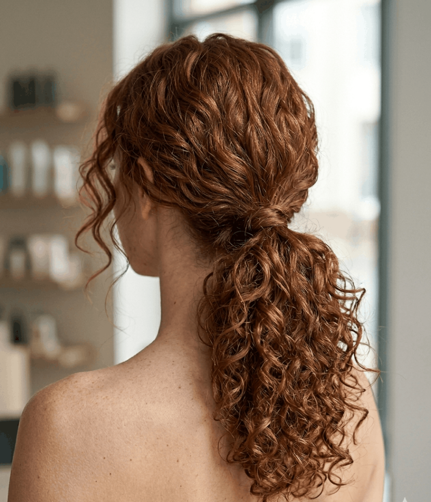 Textured Low Ponytail