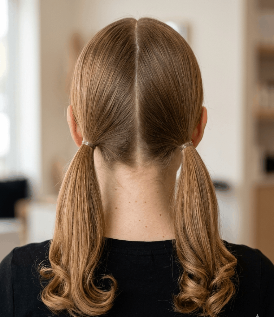 Two Low Pigtails