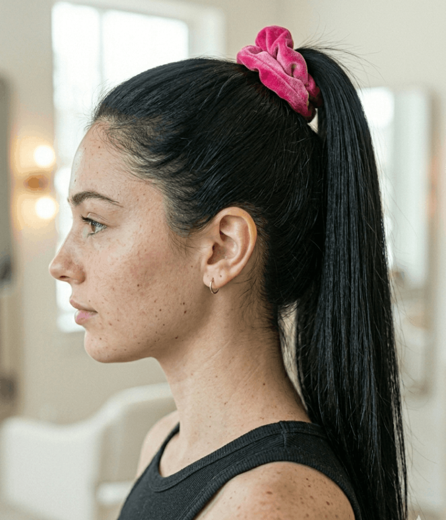 Y2K Scrunchie Ponytail
