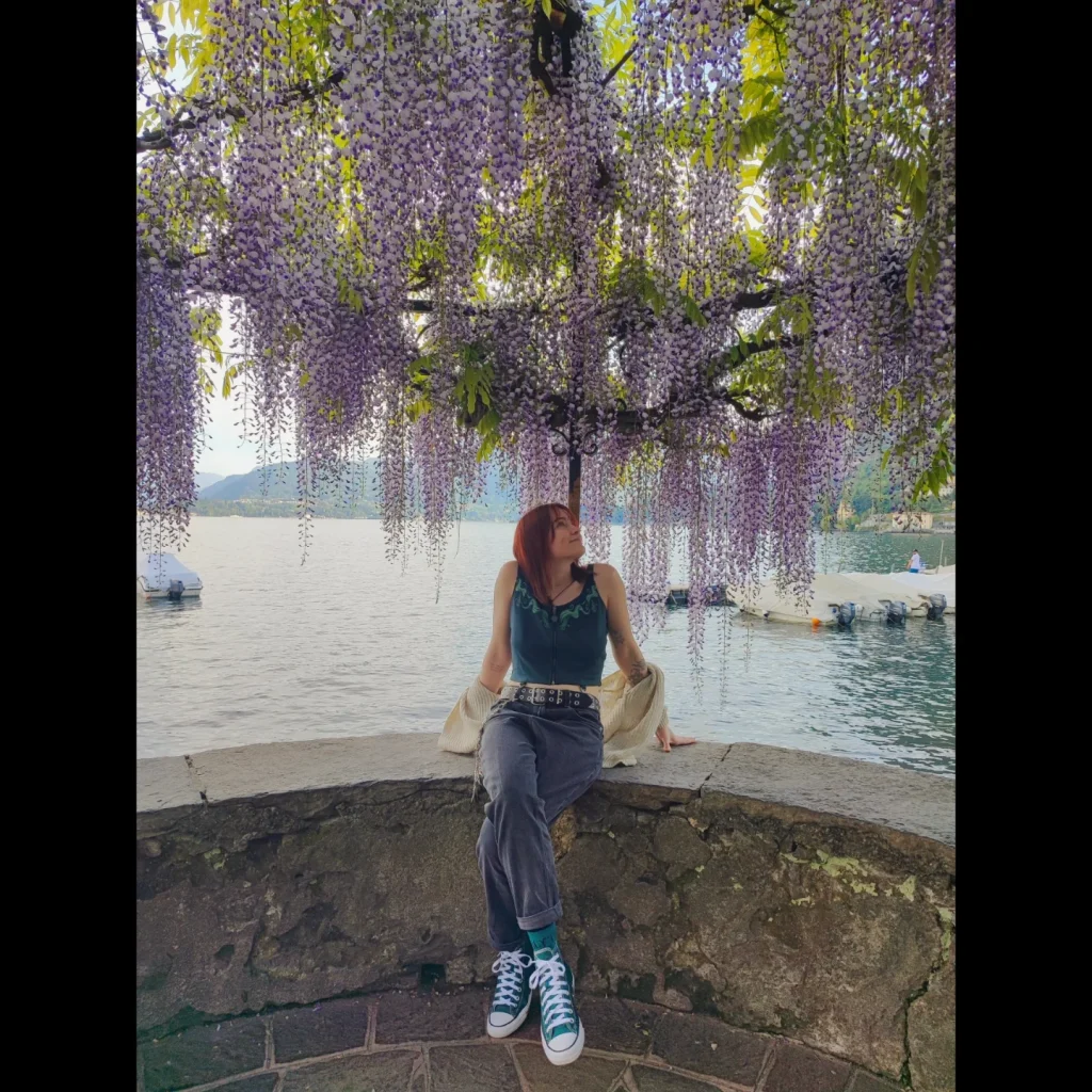 Teal Crop Top + Charcoal Denim + High-Top Sneakers