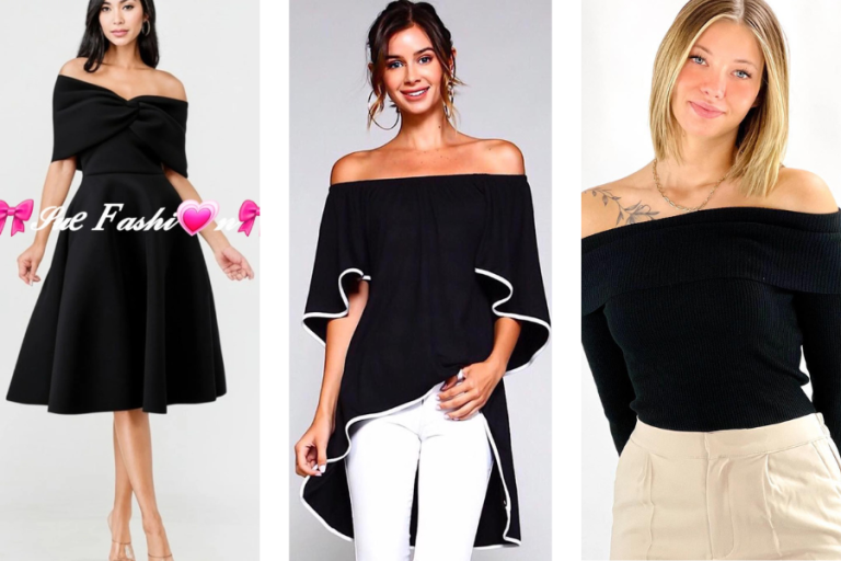 Chic Black Off Shoulder Top Outfits: 20 Edgy & Elegant Looks