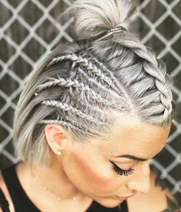 Fierce Chin-Length Viking Bob with Side Shave