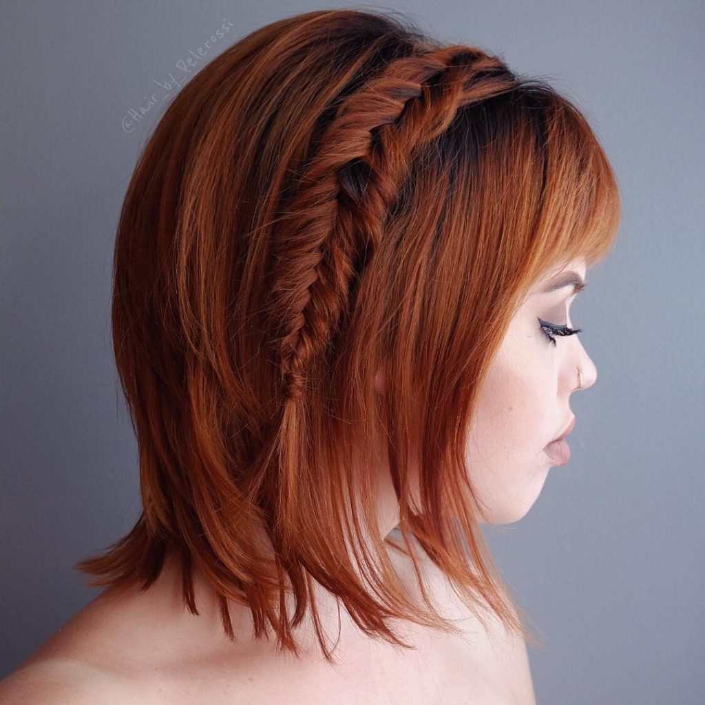 Fierce Messy Viking Bun for Short Hair
