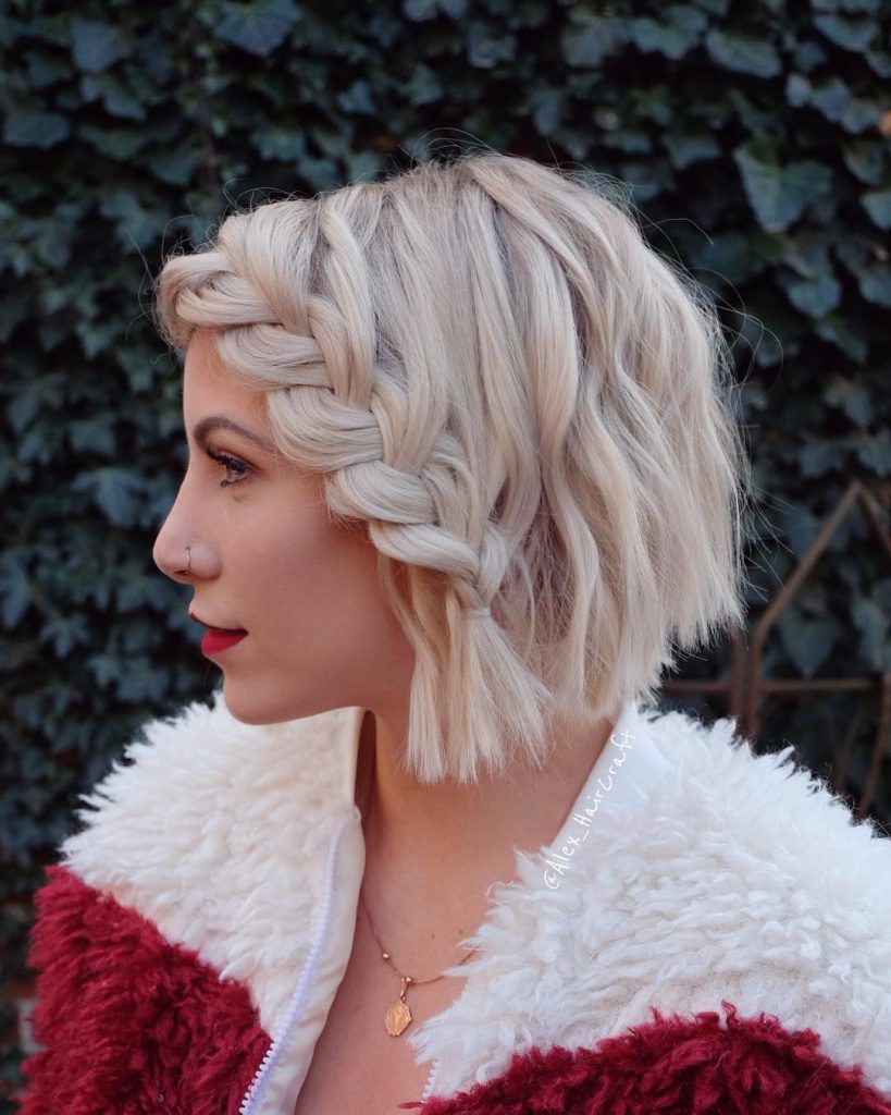 Fierce Viking Pixie with Shaved Sides