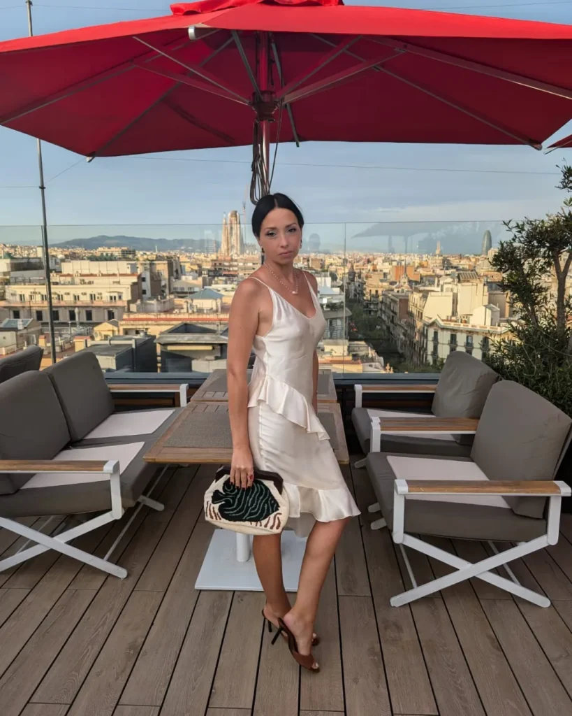  Ivory Satin Slip Dress