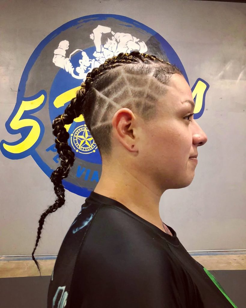 Fierce Faux Hawk Viking Hairstyle for Women