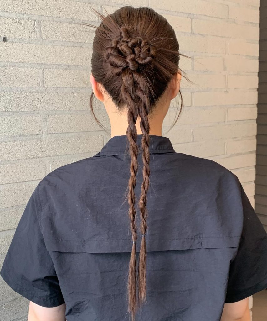 Fierce French Braided Viking Bob Hairstyle
