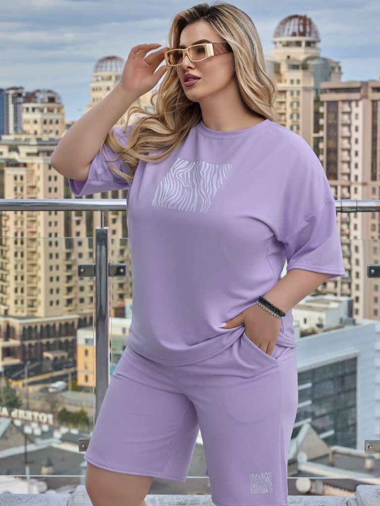 Lavender T-shirt + Shorts